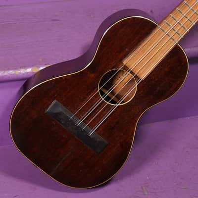 1920s Mendel's (Oscar Schmidt) 6-String Tenor Ukulele Conversion (VIDEO! Fresh Work, Ready) image 2