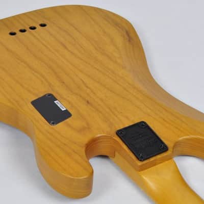 Schecter Model-T Session LH bass in Aged Natural Satin image 11