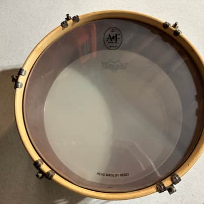 A&F Drums Single Tension Raw Brass Tom - 3 x 12  2018 Raw Brass image 3