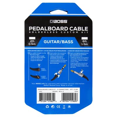 NEW BOSS BCK-2 SOLDERLESS PEDALBOARD CABLE KIT image 2