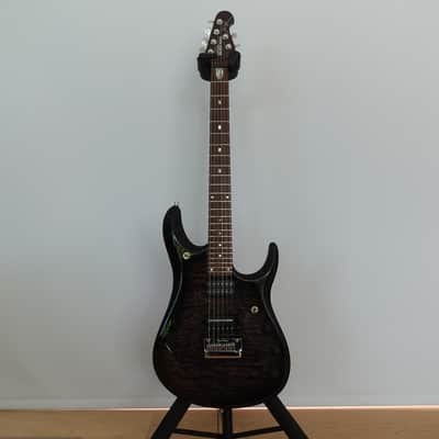 2015 Ernie Ball Music Man JP6 BFR – Quilt Maple Top – Rare All Rosewood Neck – Piezo – USA image 4