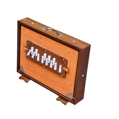 SHRUTI BOX~BIG SIZE (16" X 12" X 3")~13 NOTES~440Hz~MANTRA~CHANT~YOGA~WITH BAG image 7