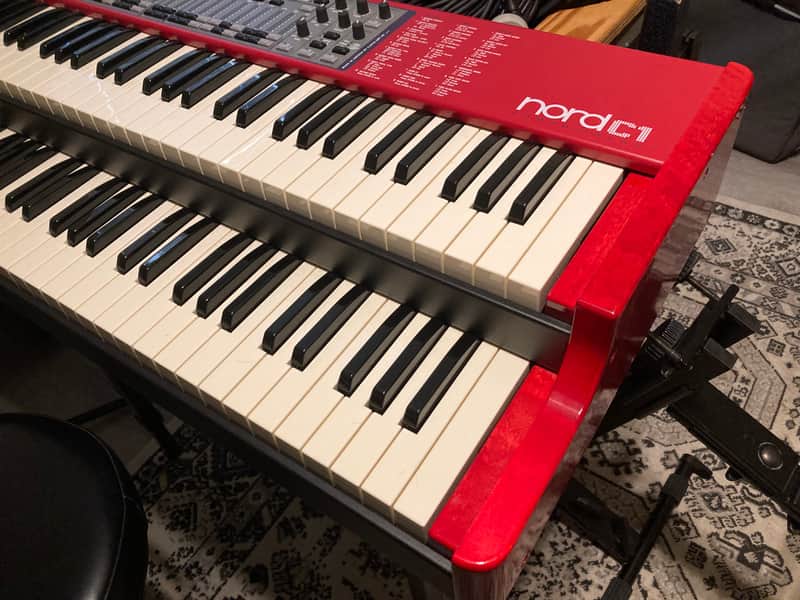 Nord C1 Dual 61-Key Manual Combo Organ 2007 - 2009 Red image 1