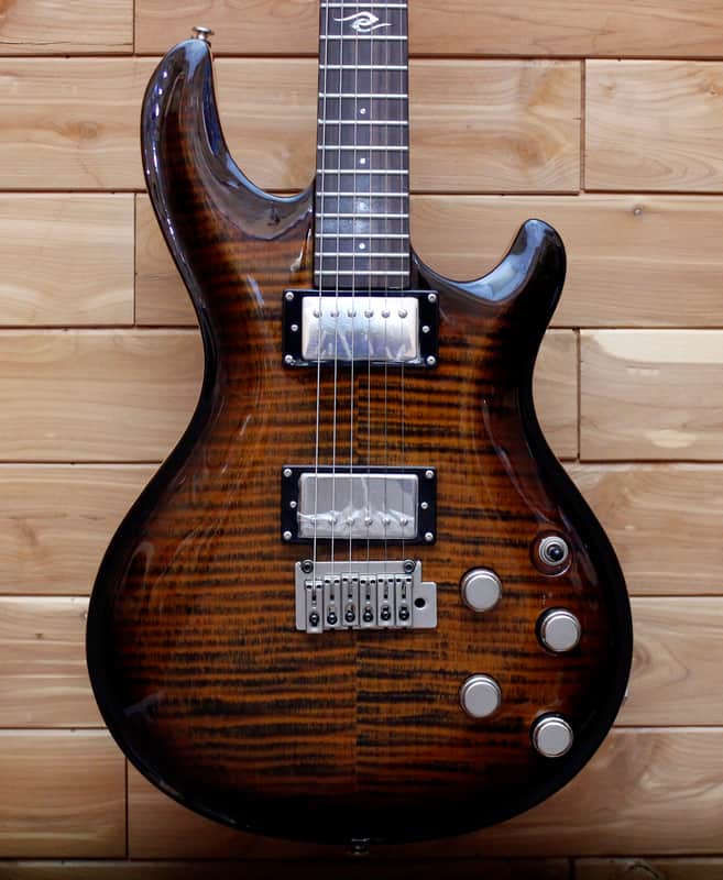 Dean Hardtail Select Vibrato Tiger Flame Made in Korea | Reverb Canada