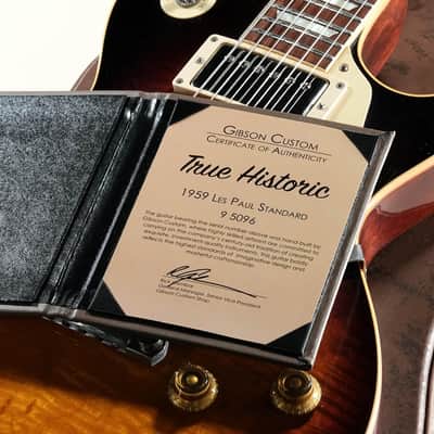 Gibson Custom Shop True Historic 1959 Les Paul Standard Reissue Vintage Gloss 2015 [95096] (04/30) image 11