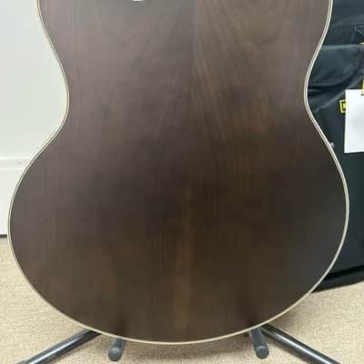 Warwick Rockbass Alien Deluxe Hybrid Thinline 4 String Acoustic Electric Bass - Natural image 4