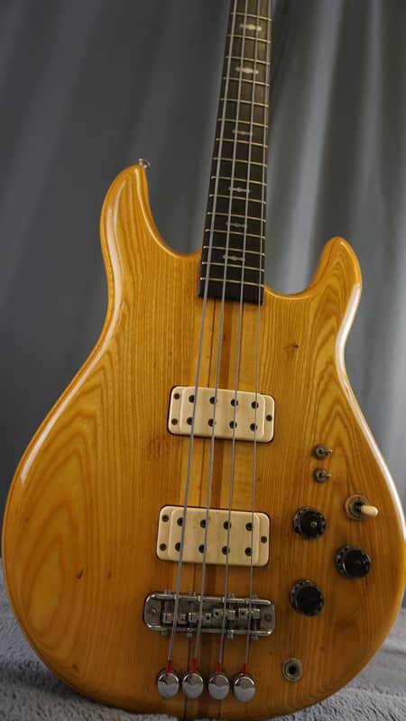 Greco GOB-900 Bass Made in Japan Natural Ash Neck-Through Bass image 1