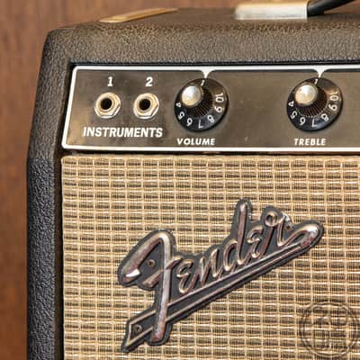 Fender Champ "Blackface" Full Original (Serial No. A11312) 1966 image 2