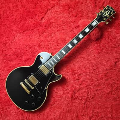1990 Burny RLC-65 '60 Les Paul Custom Black Beauty - Revival Series - Original VH-1 Humbuckers - Made In Japan MIJ image 2
