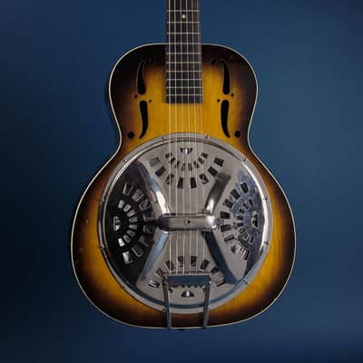 1930s Dobro Model 25 Round Neck Sunburst image 7