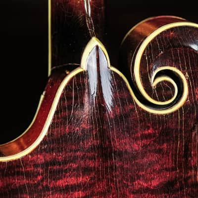 1919 Gibson F-4 refin dark mahogany sunburst image 14