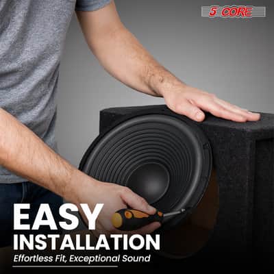 5 Core 15" Subwoofer Speaker Pair 450W MAX PA DJ Replacement Audio Sub Woofer 8Ohm Bass Driver image 10