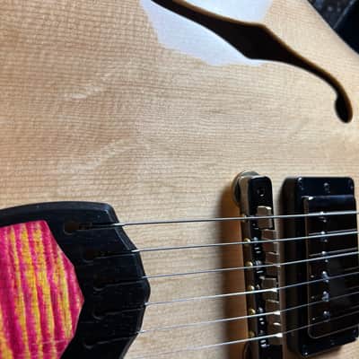 PRS Private Stock Singlecut Archtop 2022 Natural Bearclaw Spruce Top and Raspberry Lemonade Maple Back image 10