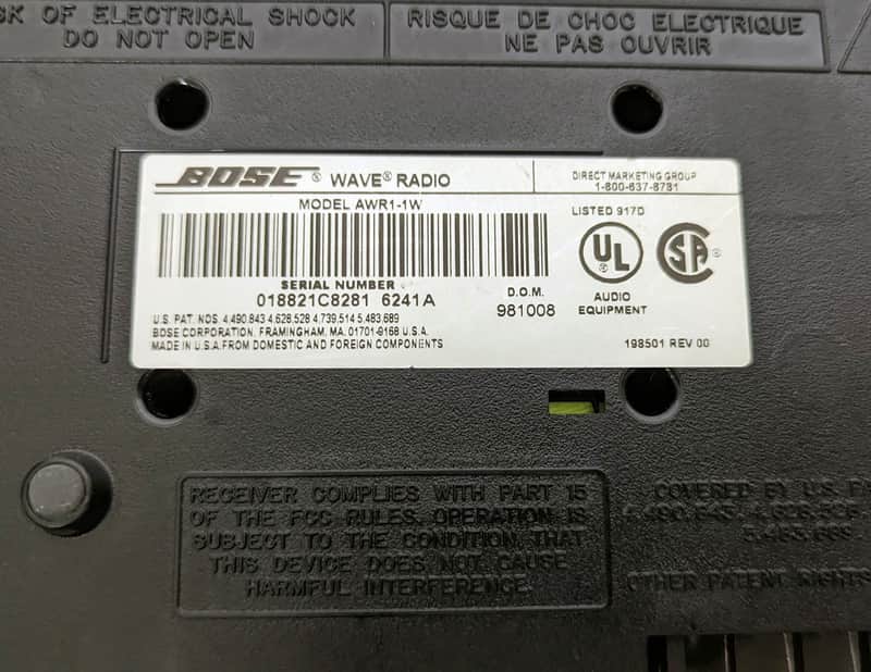 Cavo Alimentazione CA Per Bose Wave Radio II, III, AWR1-1W, AWR1W1, AWR1-G1, AWR131 – Nuovo, Marchio Myw-tech AWR1-G1 Alimentazione - Foto 5