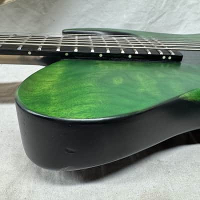 Deviant Guitars USA Custom Shop Truck Driver Shawn Signature Linchpin Baritone 7-string Guitar 2023 - Dark Verde Burst - *AS IS* image 22
