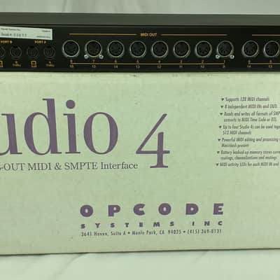Opcode Studio 4 MIDI & SMPTE Interface (1992) image 14