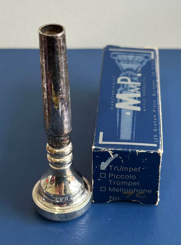 NOS Marcinkiewicz Model 4/7C Trumpet Mouthpiece - Silver image 1