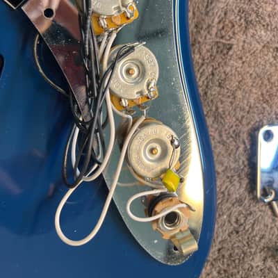 2020 Fender Hybrid Jazz Bass with Maple Fretboard - Indigo - Made in Japan - Pro Set Up w Perfect Frets/Action/Intonation! image 17