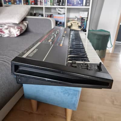 Roland Juno-106 61-Key Programmable Polyphonic Synthesizer 1984 - 1985 - Black image 2