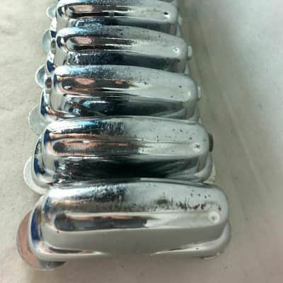 *Slingerland 8x Sound King Snare Drum Lugs Chrome Alum-Washer Radio King 50s VG* image 2