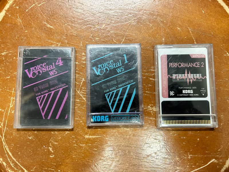 Korg wavestation wpc-12 voice crystal 1990 image 1