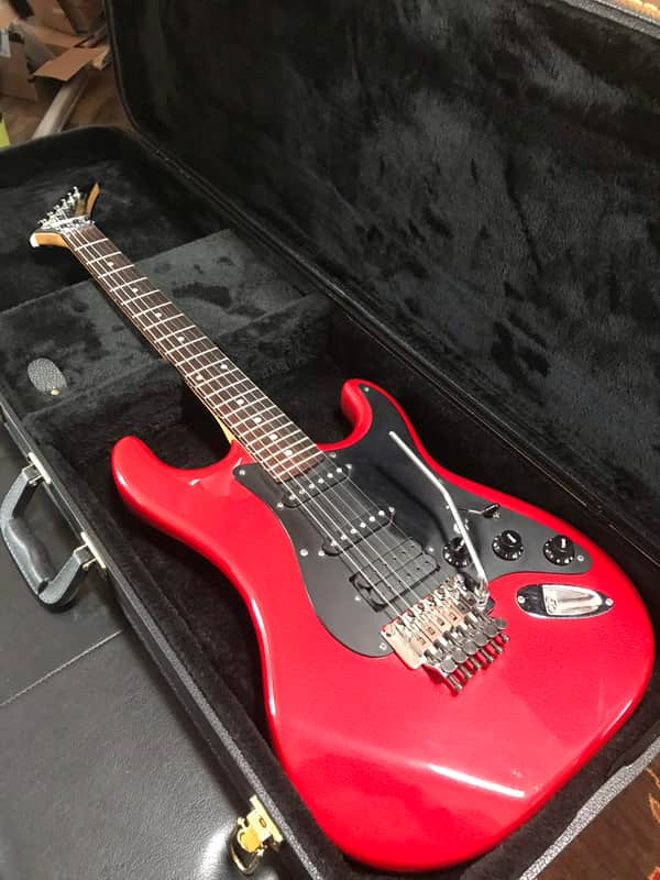 American Kramer Pacer Deluxe 1984 Red, Floyd Rose. C Plate. Great condition! image 1