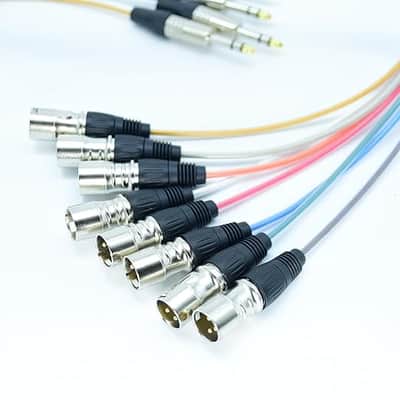 5ft TRS Snake Cables Cables Audio Patch 1/4" to XLR Male Cable 8 Channel Connector Digital Splitter Microphones Stage & Studio Recording Equipment Profesional Live Cable image 3