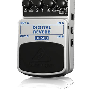 Behringer DR600 Digital Reverb Digital Stereo Reverb Effects Pedal,guitar effects pedals image 4