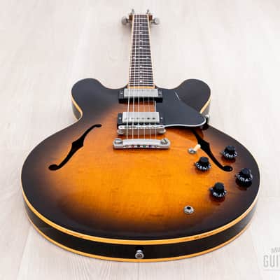 1991 Gibson ES-335 Dot Figured Vintage Sunburst w/ 57 Classic PAFs, Case & Hangtags, Yamano image 11