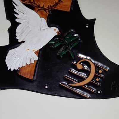 leather Pick guard Custom fitsTelecaster 2019 "this is just a sample but you design your pick guard" image 8