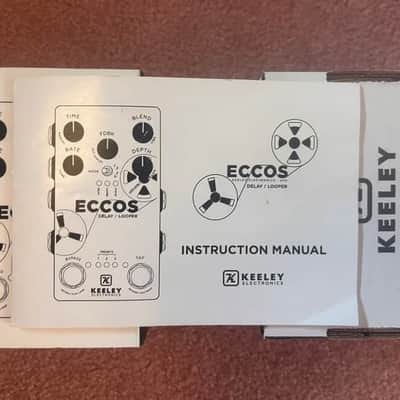 Keeley ECCOS Neo-Vintage Tape Delay 2019 - Present - Bundled with a Bad Sone and shipping image 3