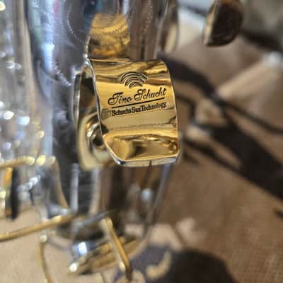Buescher True Tone Alto Sax 1925 - Silver and 24K Gold Plate image 25