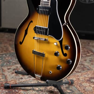 Gibson ES-330 Hollow Body Electric Guitar - Tobacco Burst with Hardshell Case image 5