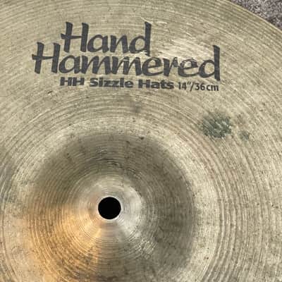 Sabian Hand Hammered Sizzle Hi Hat Cymbals 1470g image 11