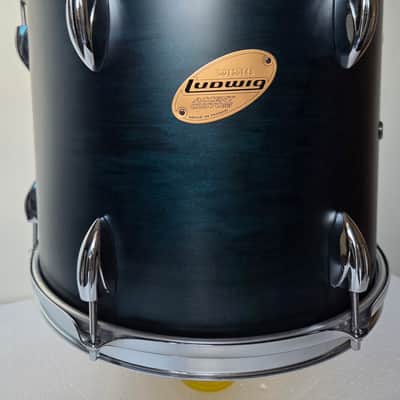 13"Ludwig  Accent custom tom, Blue satin stain image 13