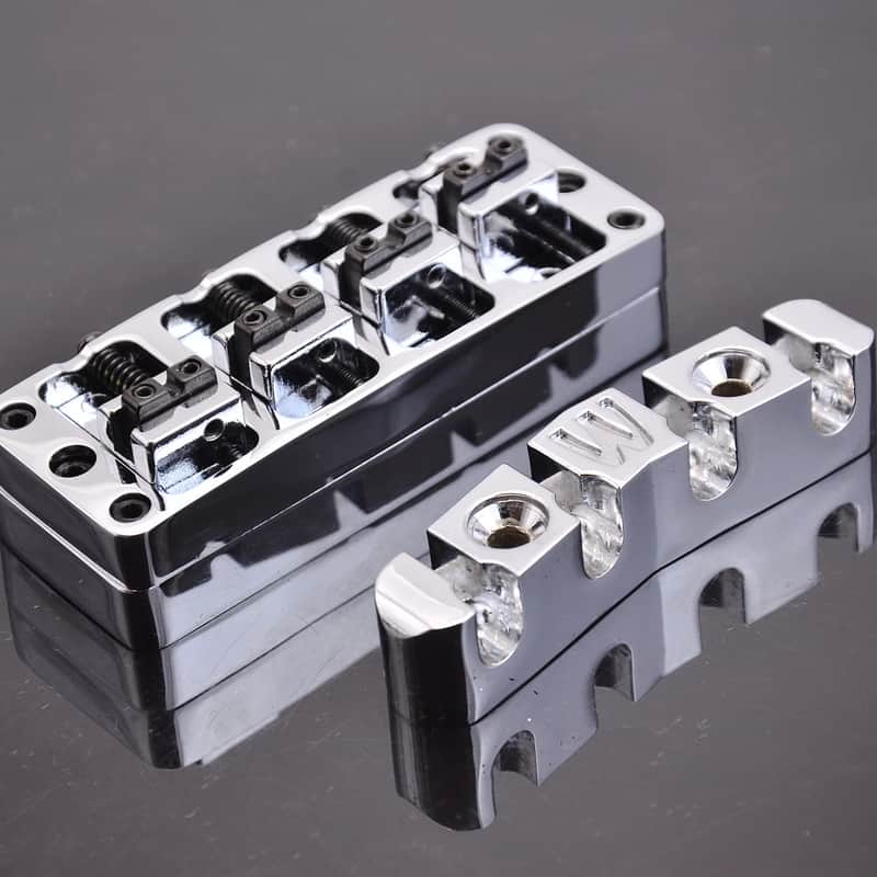 Warwick Warwick 4 String Bass Bridge and Tailpiece Set in Chro…