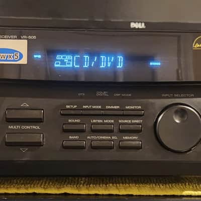 Kenwood Kenwood VR-505 A/V Receiver with Dolby Digital and DTS 90s  - Black metal cabinet image 1