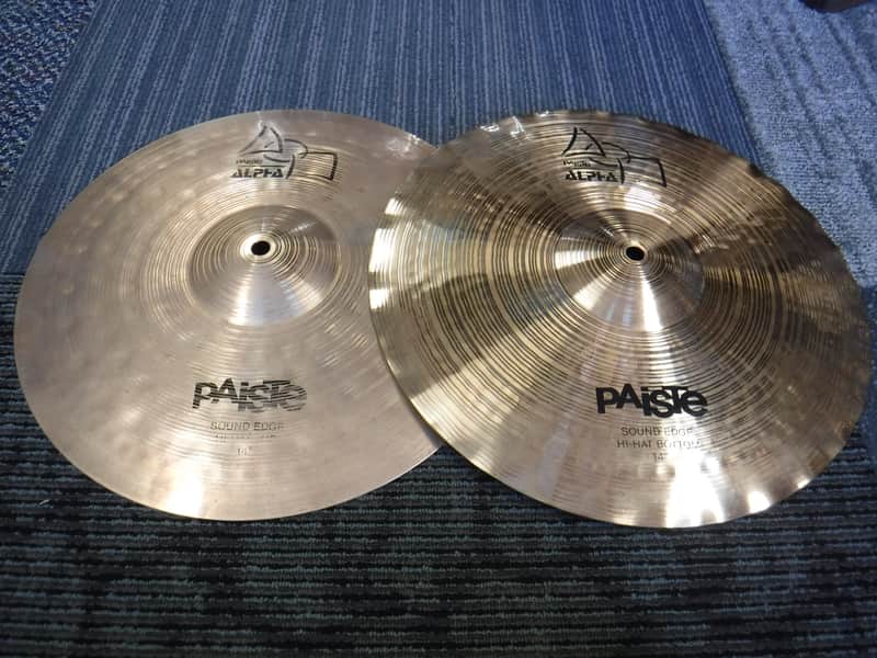 Paiste Alpha 14" Sound Edge Hi Hats image 1
