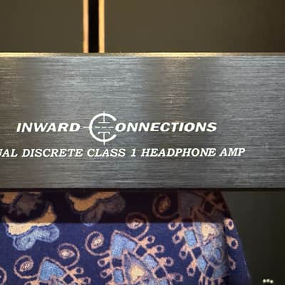 Inward Connections Dual Discrete Class 1 Headphone Amplifier Early 2000's - Black image 2
