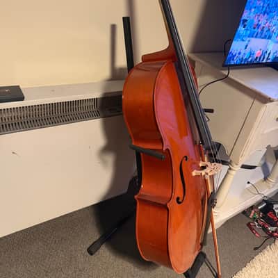 Gear4music Student Full Size Cello Beginner Pack by Gear4music, Natural 2024 Natural image 2