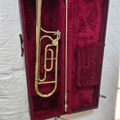 King 2103 3B Legend Series Trombone with F-Rotor Clear Lacquer Brass image 11