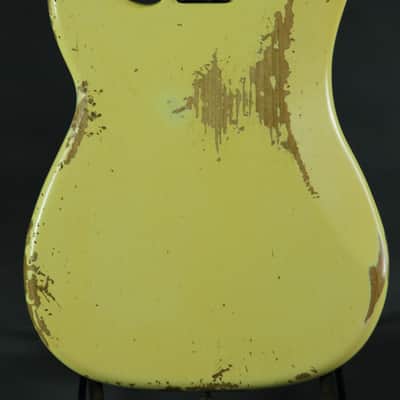Fender Custom Shop L Series 1964 Precision Bass Heavy Relic - Aged Vintage White image 4