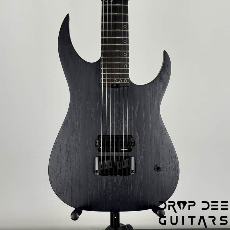 Schecter Diamond Series Keith Merrow KM-7 MK-III EX 7-String Baritone Electric Guitar - Satin Black Open Pore image 1