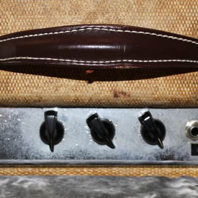 1950 Fender - Deluxe Wide Panel Tweed Amp image 14