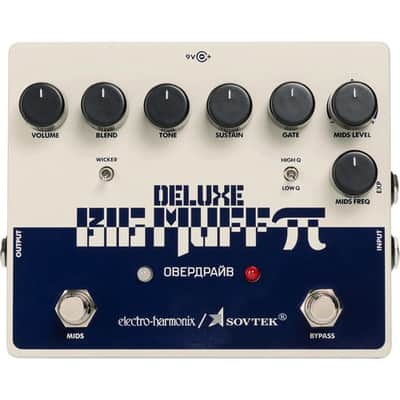 Electro-Harmonix Sovtek Deluxe Big Muff Pi Fuzz Pedal with Mid-Shift image 2