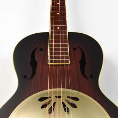 Gretsch G9241 Alligator Mahogany Round Neck Acoustic Electric Resonator - 2-color Sunburst image 2