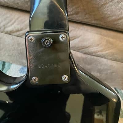 Greco Guitar Device with Kahler MTX-85 Explorer 1985 - Black image 7