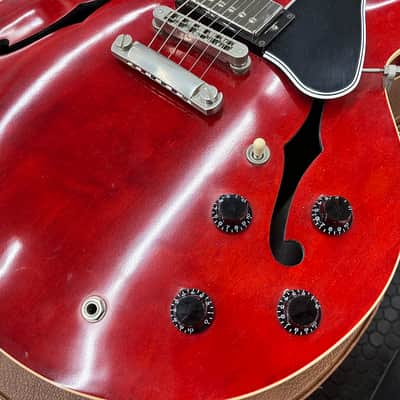 Gibson ES-335 Dot Memphis 2013 - Satin Red W/ Gibson Case image 6