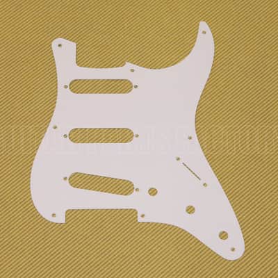 099-2017-000 Genuine Fender '57 STRAT® 1-Ply White Stratocaster Pickguard