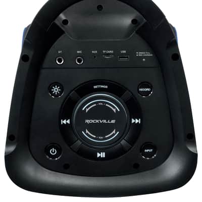 Rockville BASS PARTY 65 1200w LED Bluetooth House Party Speaker System+Mic Input image 5